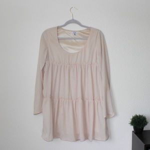 Flowy Golden-Cream Dress